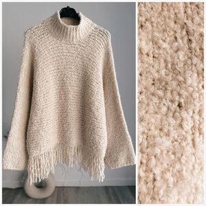 Kate by Laltramoda Sweater Fringed One Size (M-L)